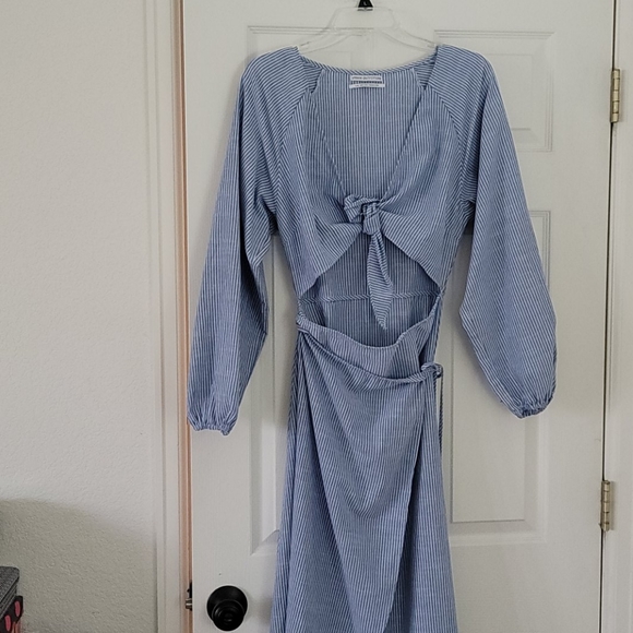 Urban Outfitters Dresses & Skirts - Urban Outfitters Light Blue/White Striped Maxi Dress